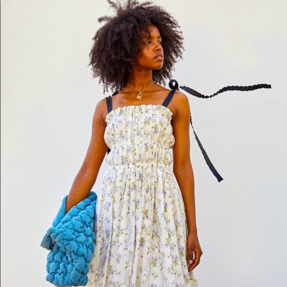 NWT Brock Collection x H&M Tie-top Floral Dress XS